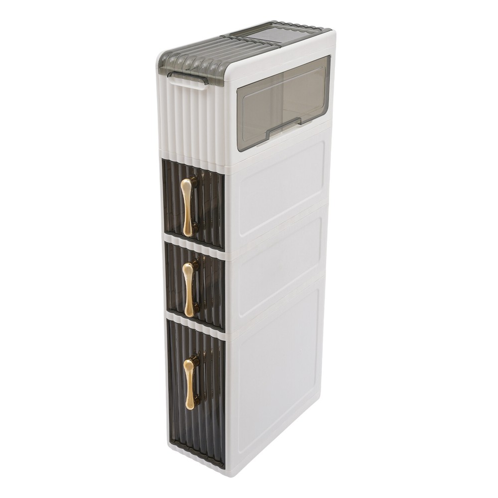 Stylish Bathroom Floor Cabinet with Large Capacity & Space-Saving Design
