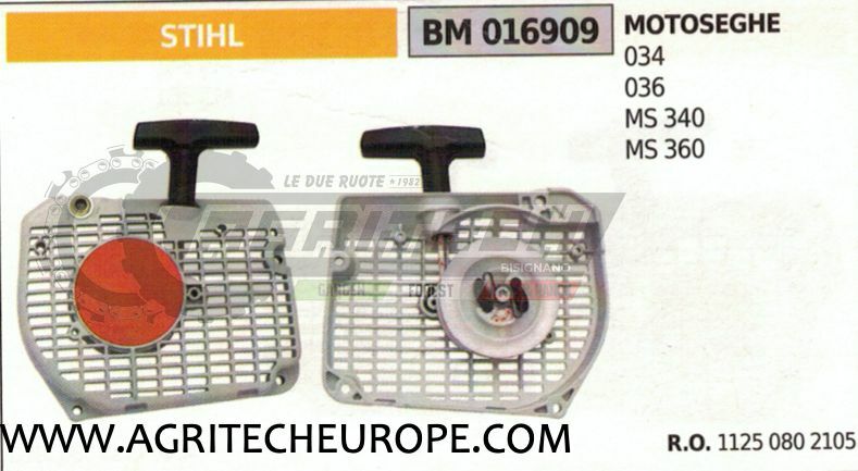 11250802105 Complete Starter Assembly Starter Chainsaw STIHL 034 036