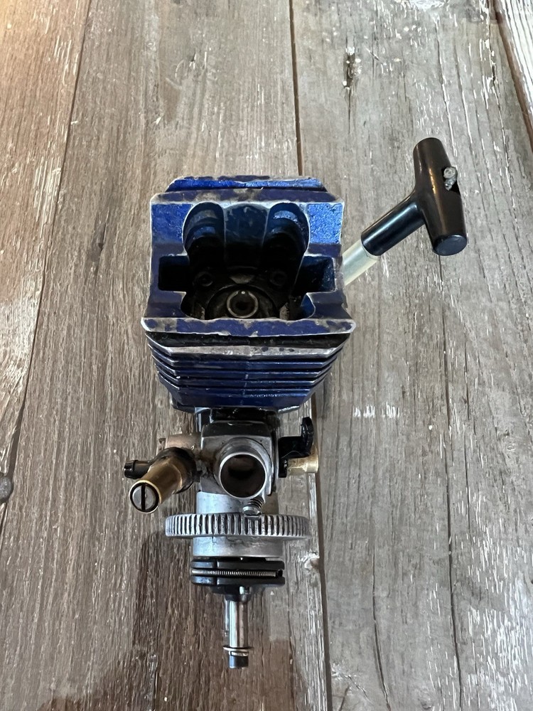 O.S. Max 15 CV Nitro R/C Motor Original, Pull-start, Carb, Shockwave Good Comp