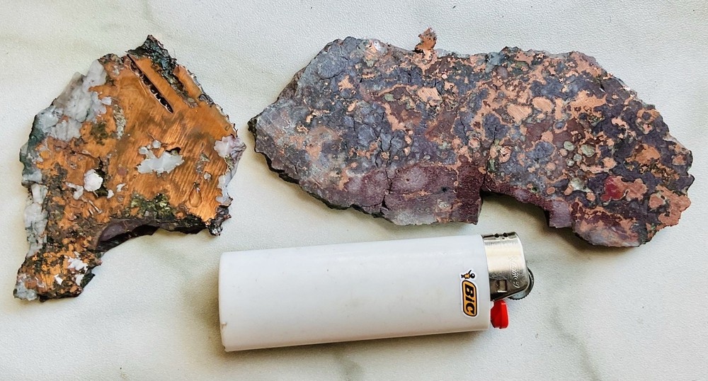 Two Copper Ore Specimen