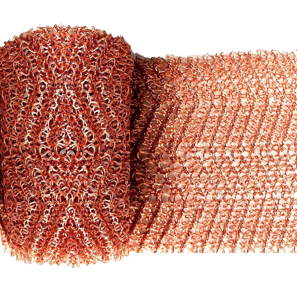 Copper Mesh Rodent Control Copper Mesh Roll, Sturdy Pure Copper Stuff-