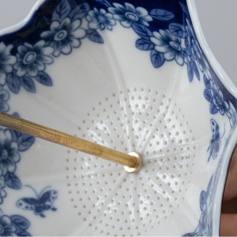 Artful Umbrella Design Filter Net Tea Strainer Ceramic Creative Tea Accessories