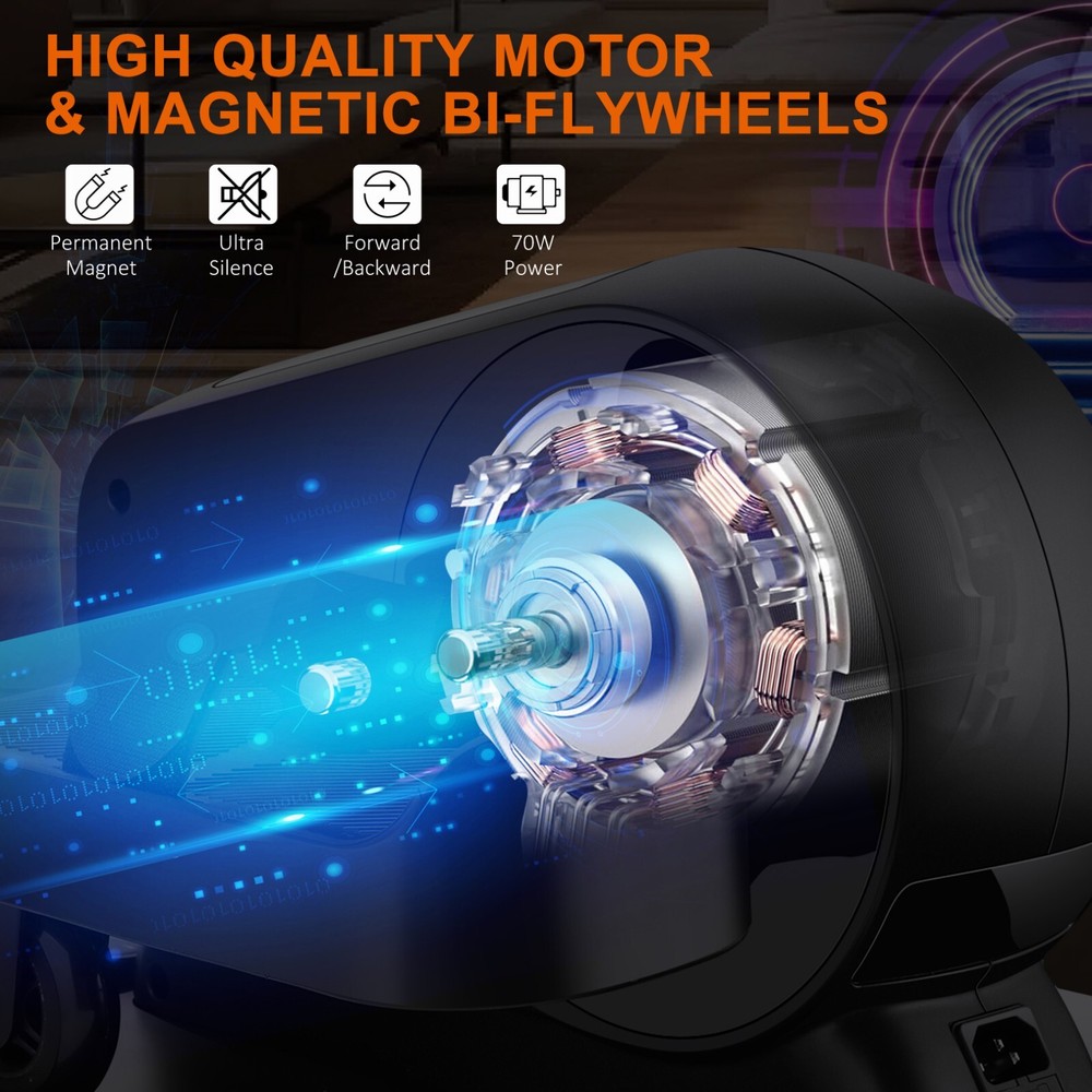 Under Desk Elliptical Machine, Dual Mode Ellipse Leg Exerciser While Sitting~LCD
