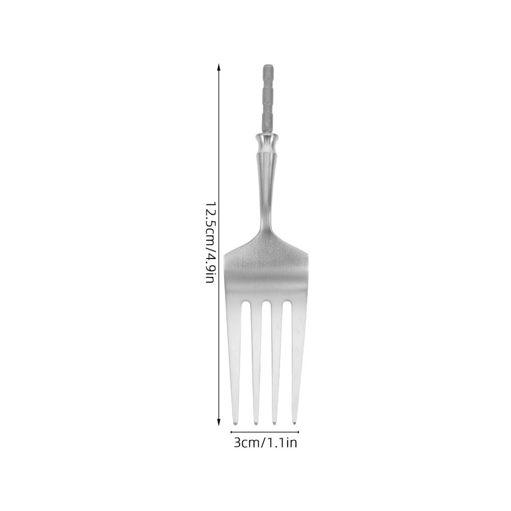 2 Pcs Replacement Heads for Cutlery Forks and Spoons Component Flatware