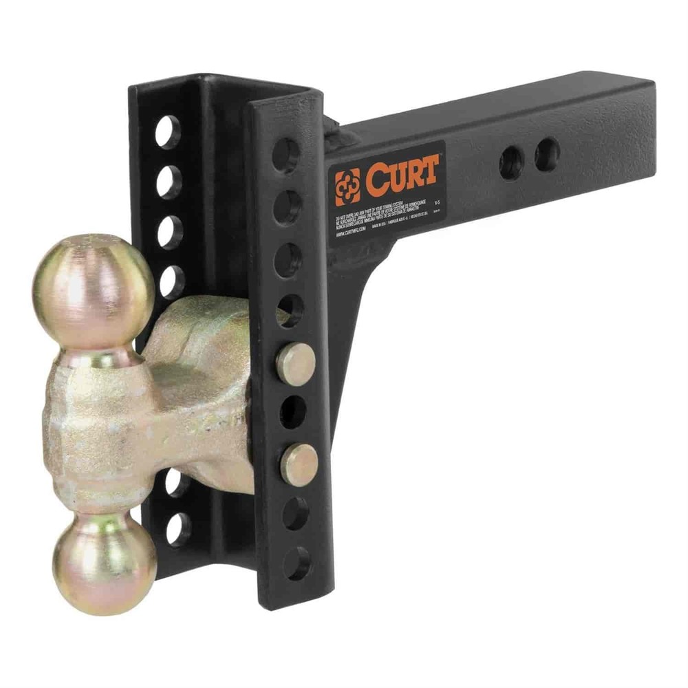 Curt 45900 Channel Style Adjustable Dual Ball Mount