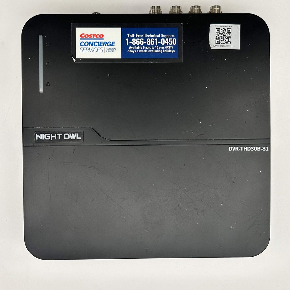 NIGHT OWAL DVR-THD30B 81 Black Security Camera - Used