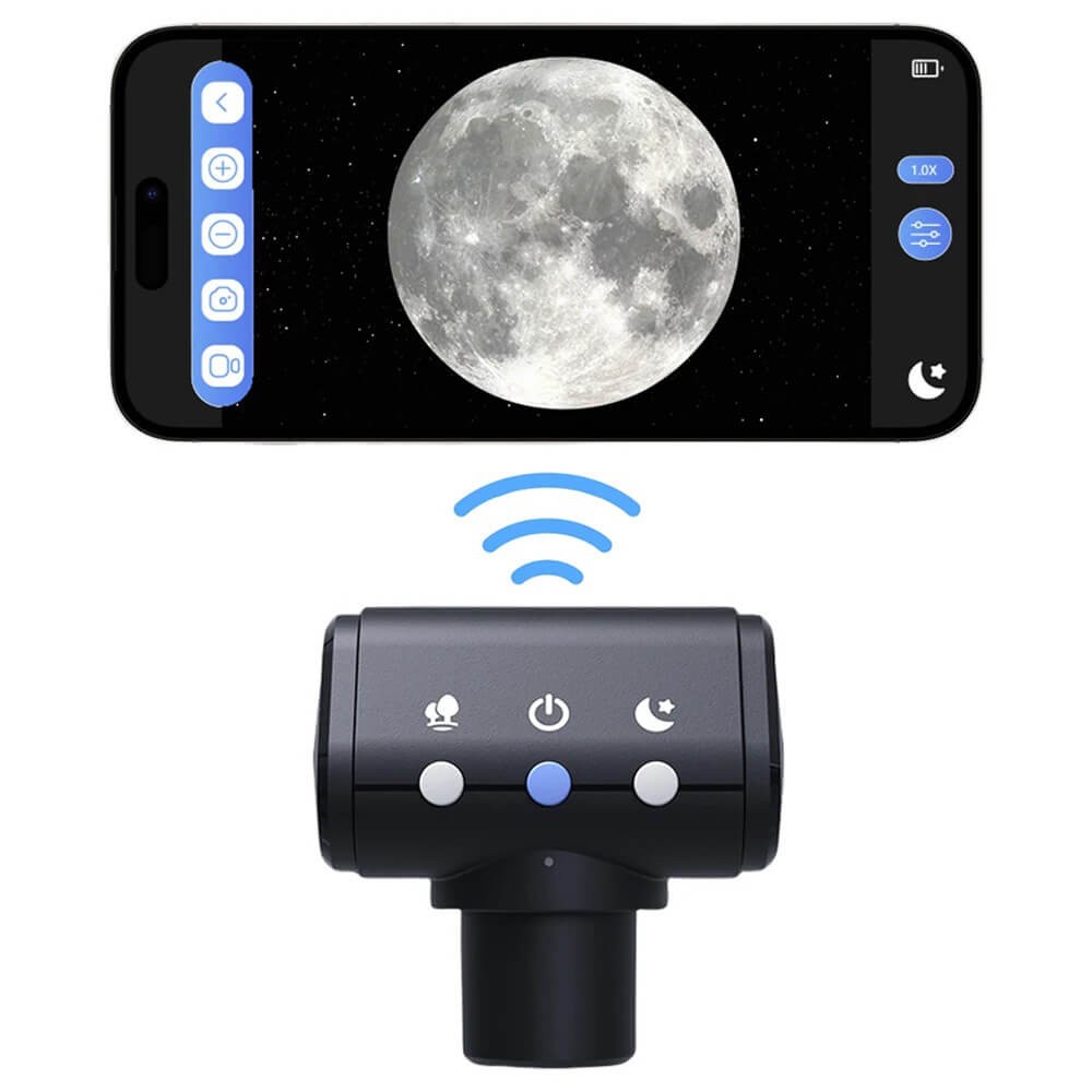 WiFi Digital Microscope Eyepiece Camera 2MP with App for Smartphone Tablet Mac