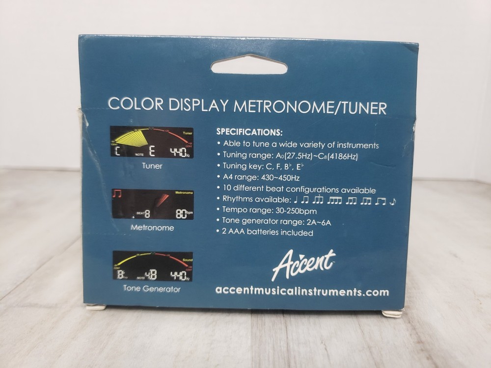 Accent Color Display Metronome/Tuner ACC-705