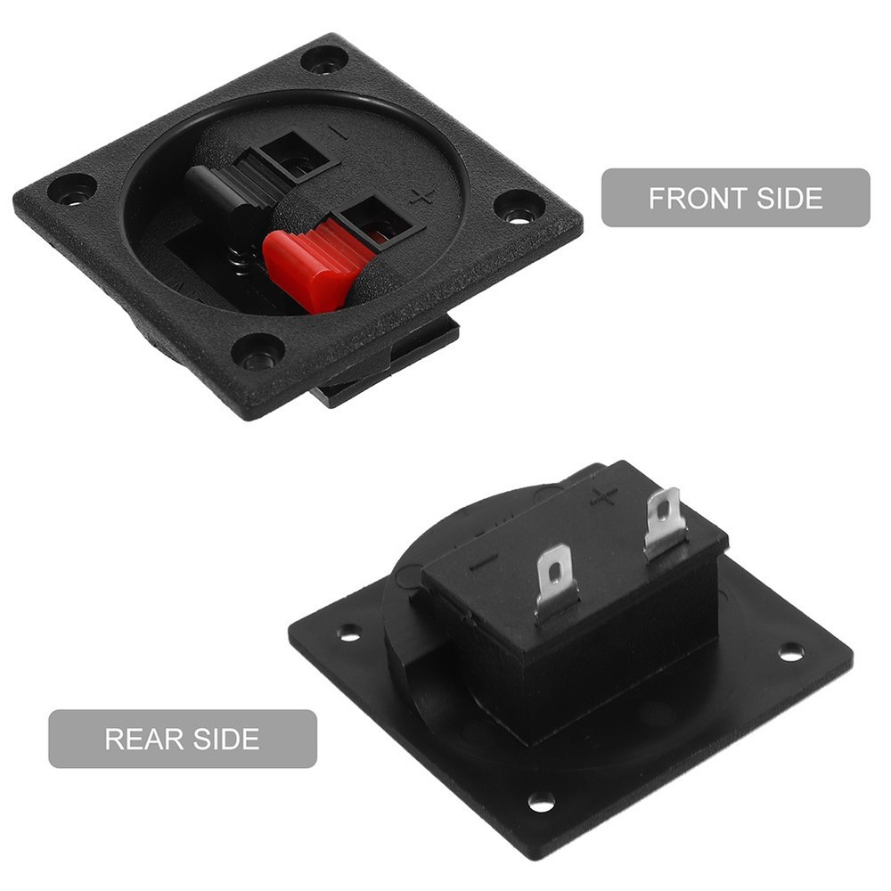 2 PCS Subwoofer Box Speaker Terminal Plates Binding Post Car Accessory