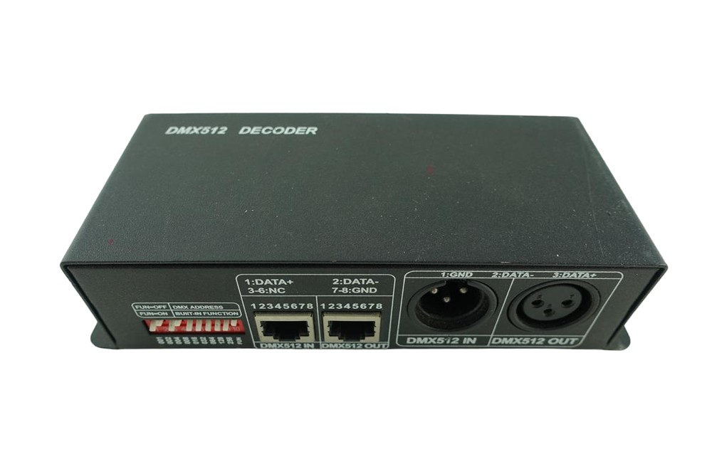 Litegear LED Lighting RGBW Controller 4x4A DMX512 Decoder 4 Channel DMX in Box