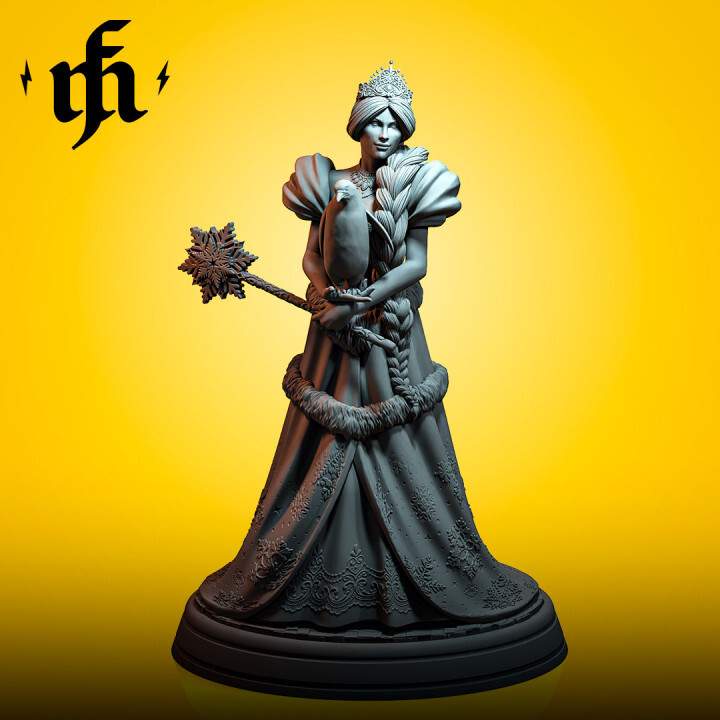 Astrid by Midas Forge | D&D | DnD | Miniature | Print on Demand