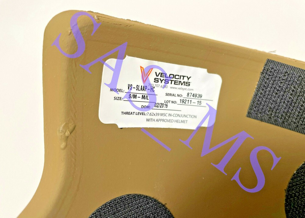 OPS CORE HELMET VELOCITY SYSTEMS SLAAP ACCESSORY TAN - S/M - M/L NEW