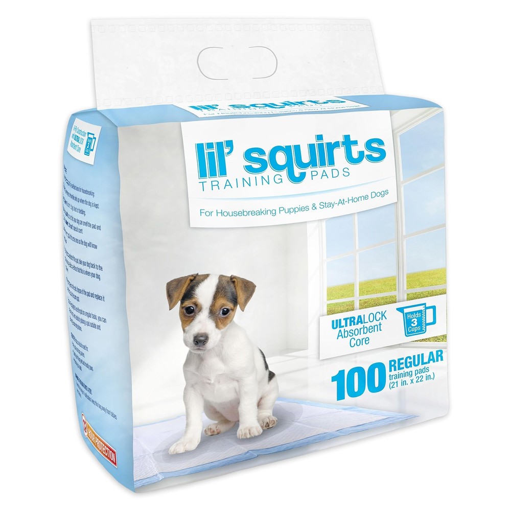 Lil Squirts Puppy Training Pads 100 Pk.