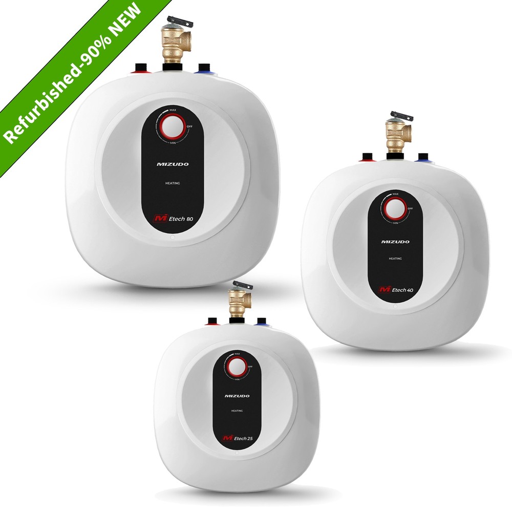 【90% NEW】MIZUDO 2.5/4/8 Gallon Electric Mini Tank Hot Water Heater 1440W Boiler