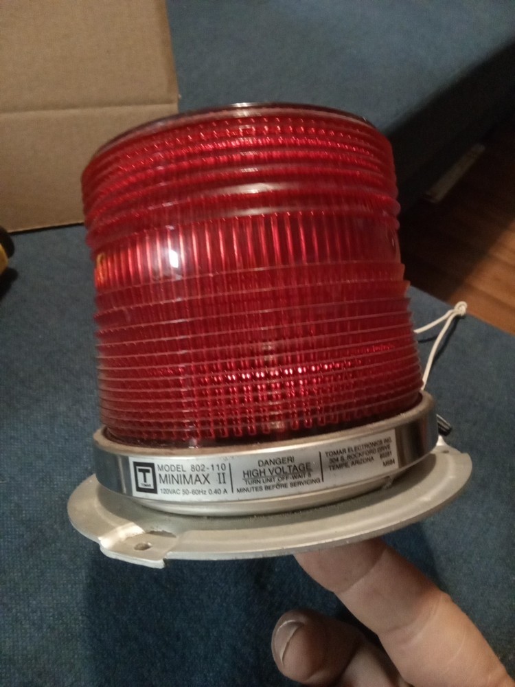 Tomar  Strobe model 802-110 120VAC Red