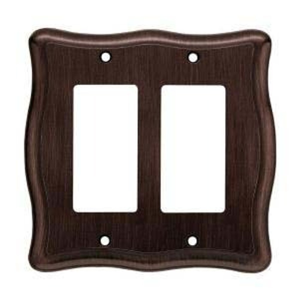 Double Rocker Wall Switch Venetian Bronze