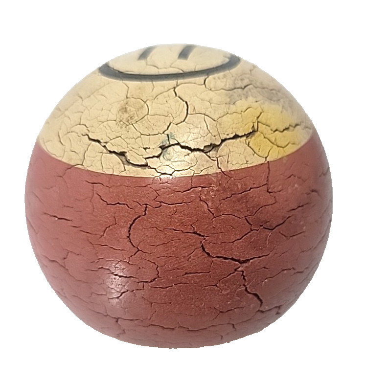 Vintage Clay Billiard Ball #11
