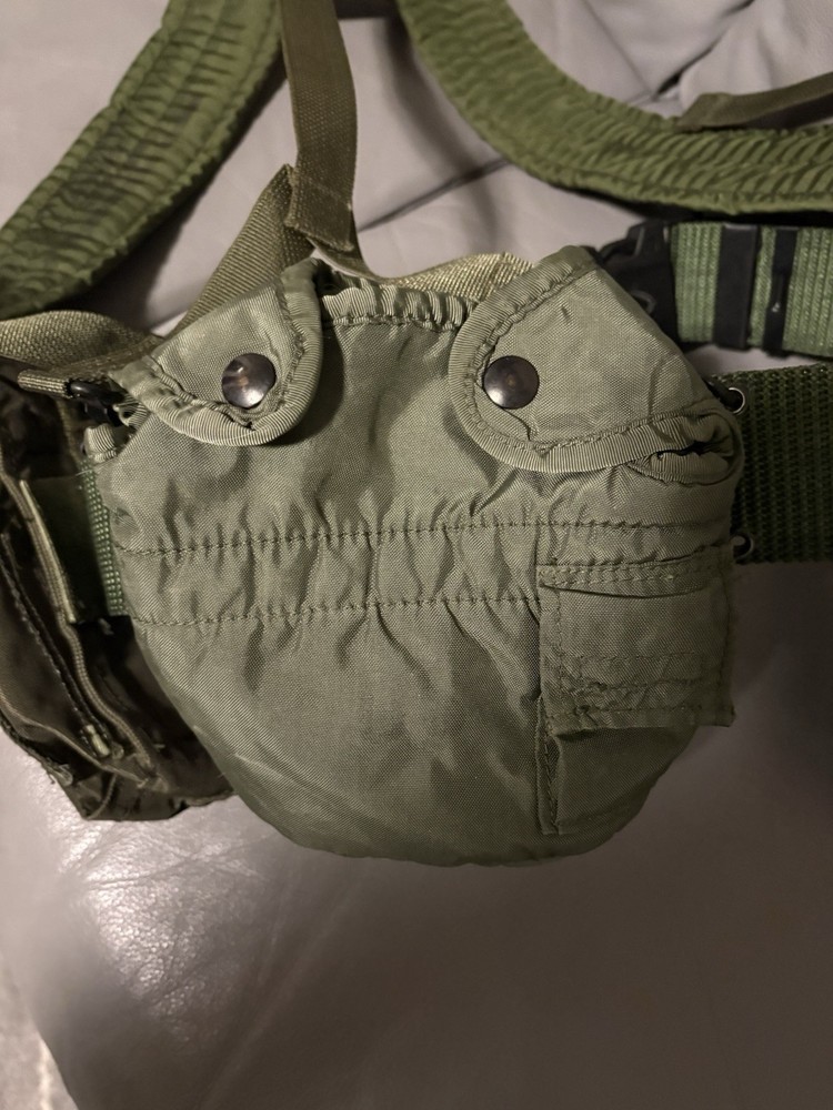 Military Belt With Pouches, etc (NOS)