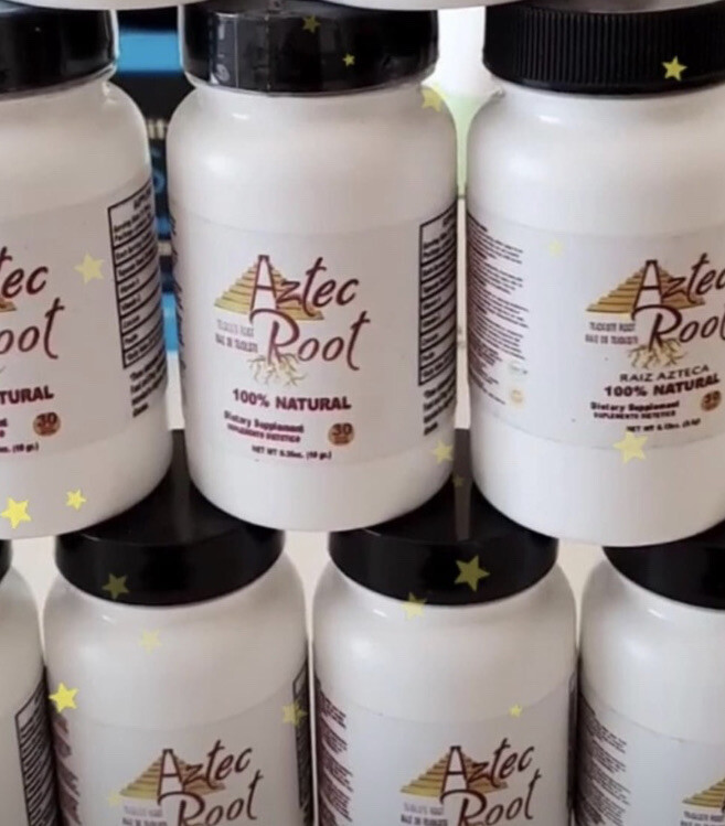 Aztec Root All Natural Supplements 30 day bottle