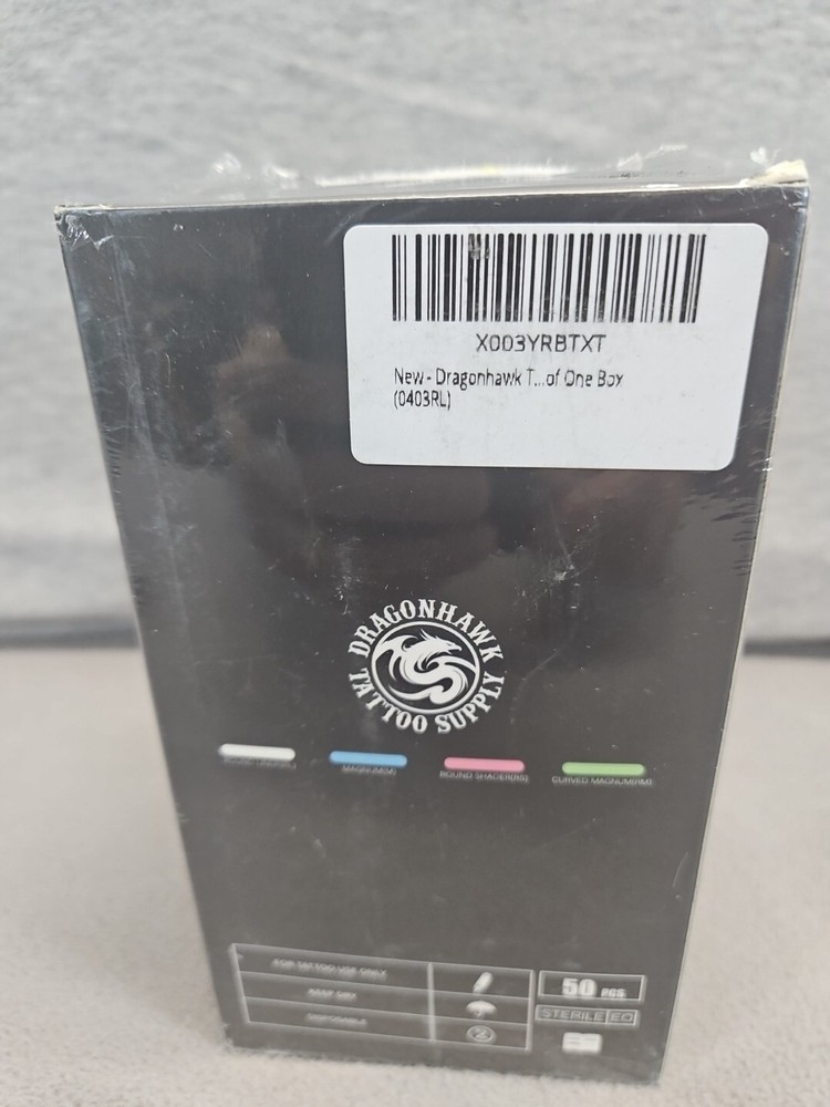 Dragonhawk Cartridge Needles .18m Diameter 50pcs (2s1)