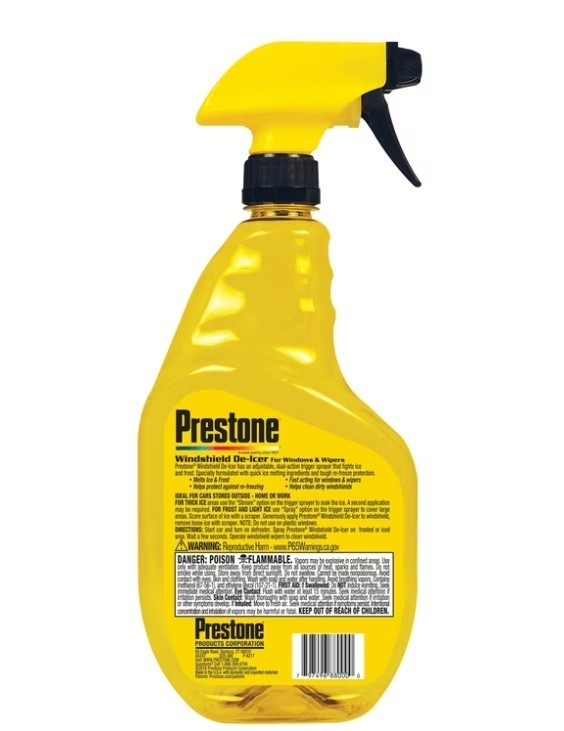 Prestone® Windshield , Windows & Wipers Trigger De-Icer Spray, 32 oz