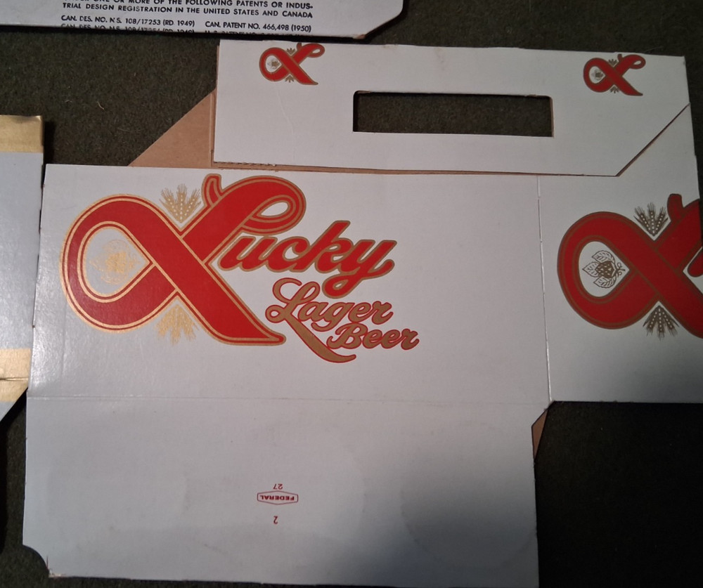 5 cardboard Beer six pack holders