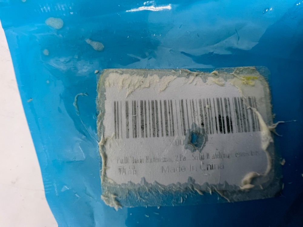 QTY 6 Vinaco Pull Chain Extension with Solid Matching Connector 36in Black