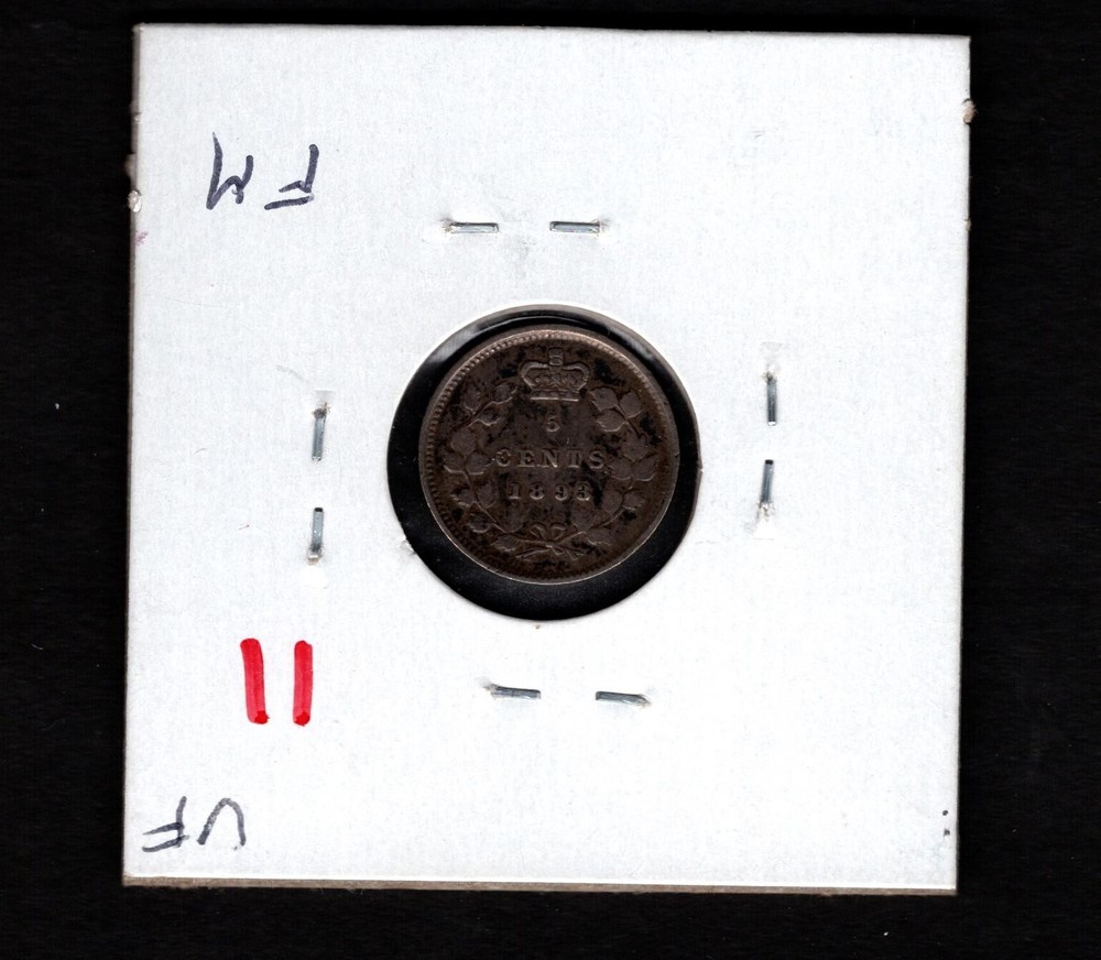 1893- Canada- Victoria Five Cents
