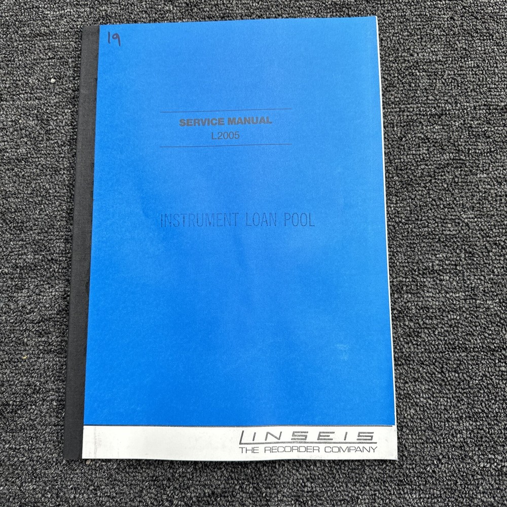 Linseis Series L2005 Service Manual