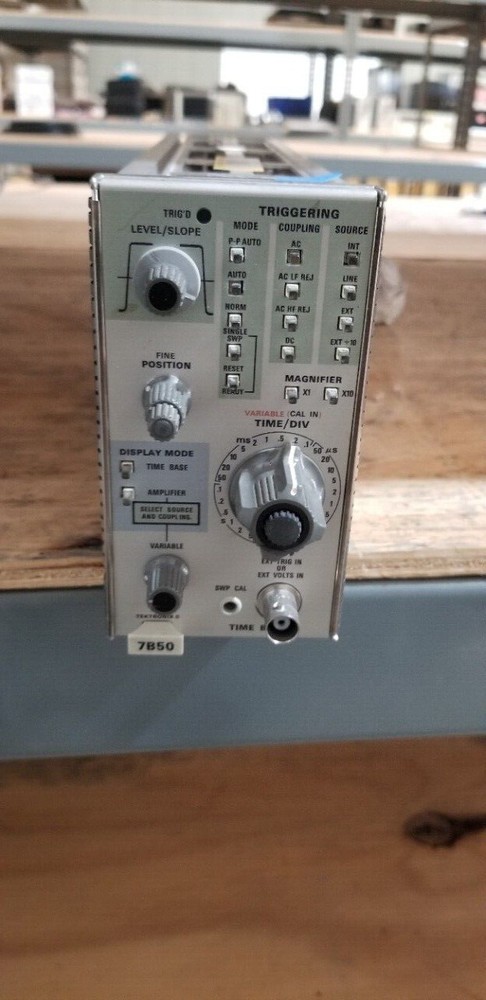 Tektronix 7B50 Time Base Plug In Unit #2 READ!