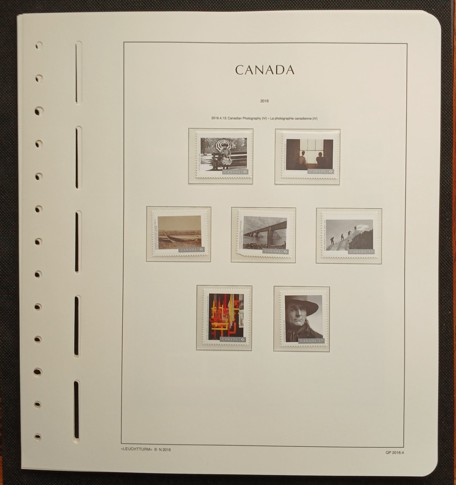 2016 Canada Year Set On Lighthouse/Leuchtturm Hingless Pages