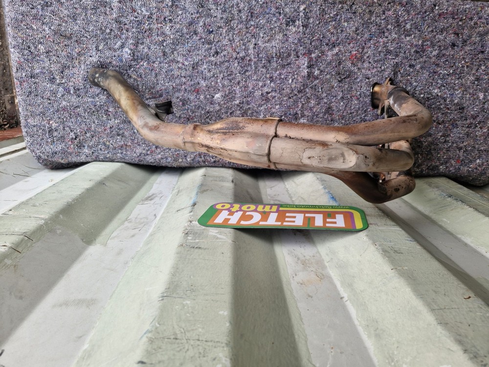 2004 TRIUMPH 955I SPEED TRIPLE EXHAUST DOWNPIPE HEADER FRONT PIPES
