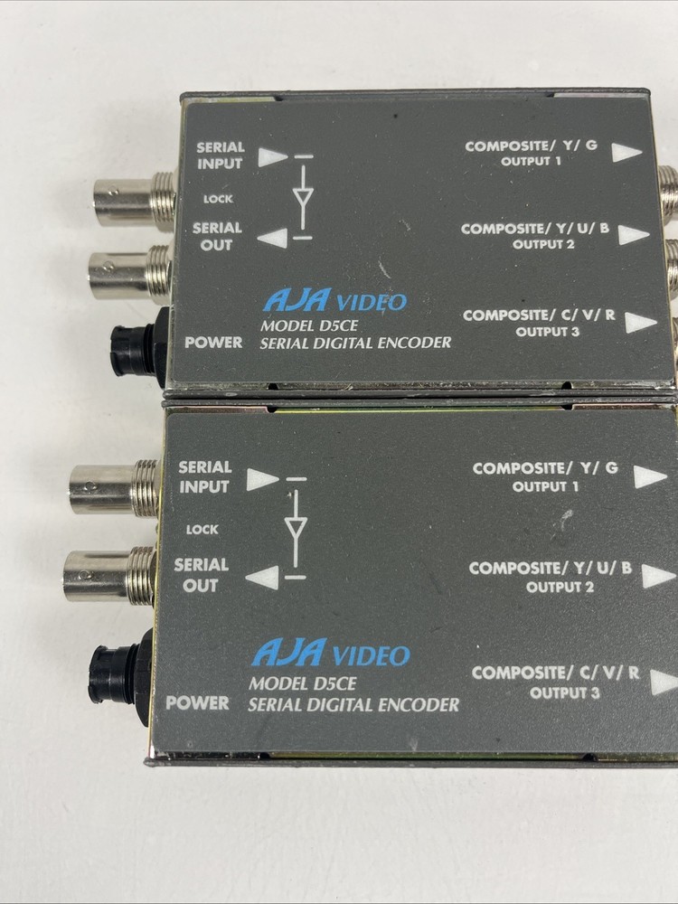 AJA D5CE HDTV SERIAL DIGITAL ENCODER Set of 2
