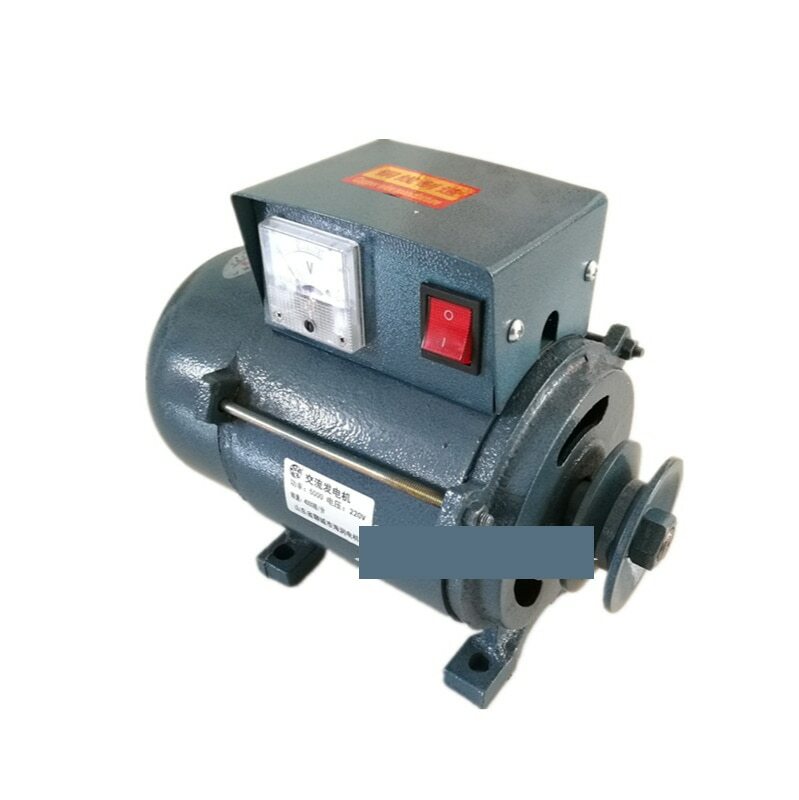 220V High Power 5000WSmall Pulley Type Permanent Magnet Lighting Generator,