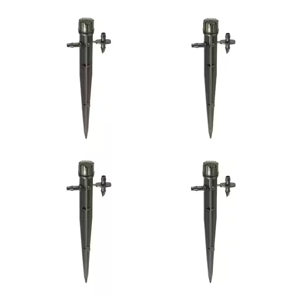 0-13 GPH Full Circle Pattern Micro Bubblers on Stake (4-Pack)