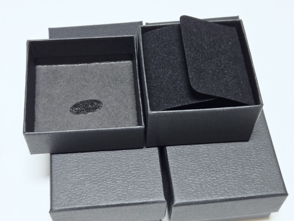 Jewelry Black Ring Boxes 2.5" 5pk