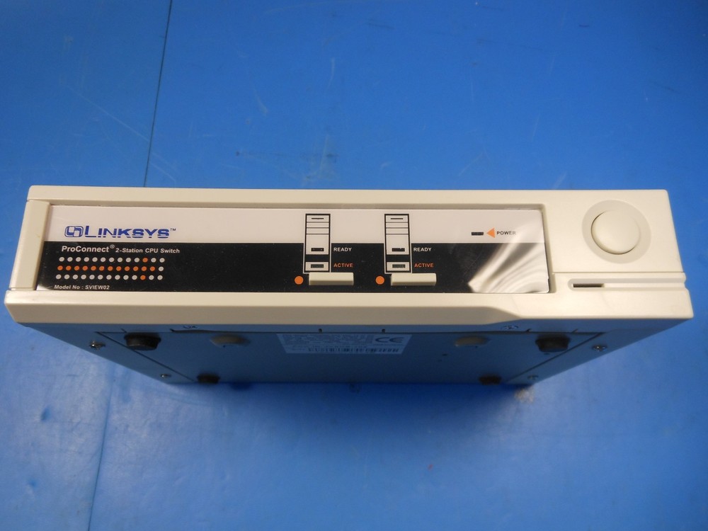 LINKSYS PROCONNECT 2-STATION CPU SWITCH SVIEW02