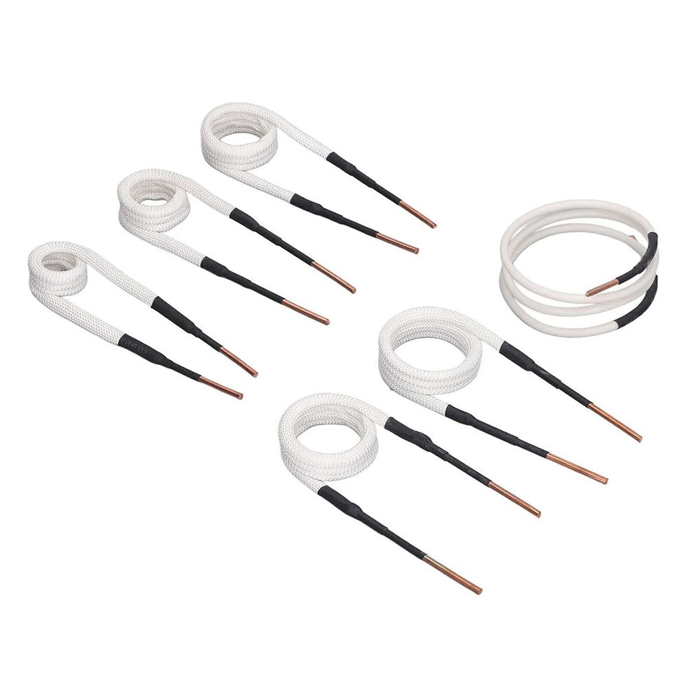 Tool Induction Heater Replacement Coil 3mm Brass Induction Coils Set 6 Piece