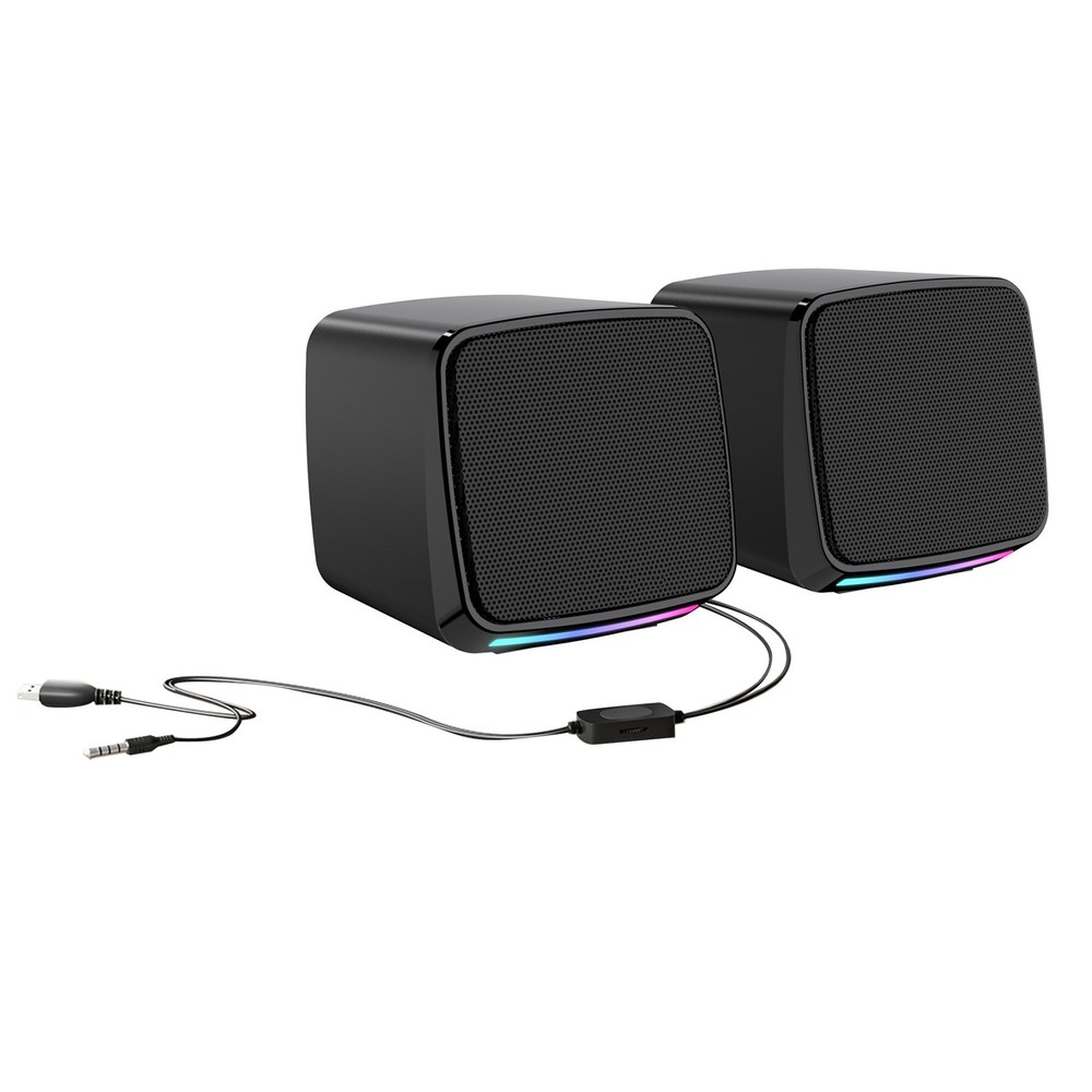 1 Pair Replacement USB Speakers for Computer with Great Distortion-Free Audio