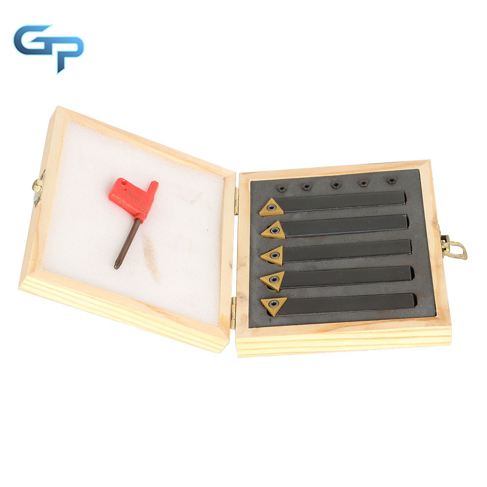 5 x 1/2" Carbide Indexable Turning Tool Lathe Tool Bit With Carbide Inserts