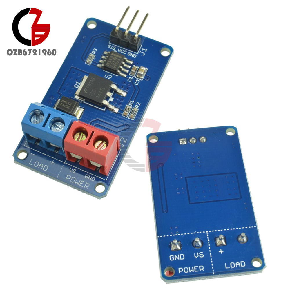 3.3V/5V High Current MOSFET Switch Module DC Fan Motor LED Strip Driver Step