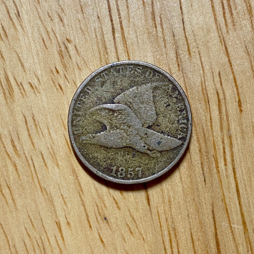1857  FLYING EAGLE  CENT   Good Starter