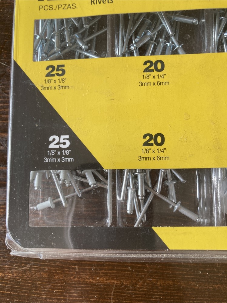 Stanley #R120 Rivet Pack Assortment 120 PCs