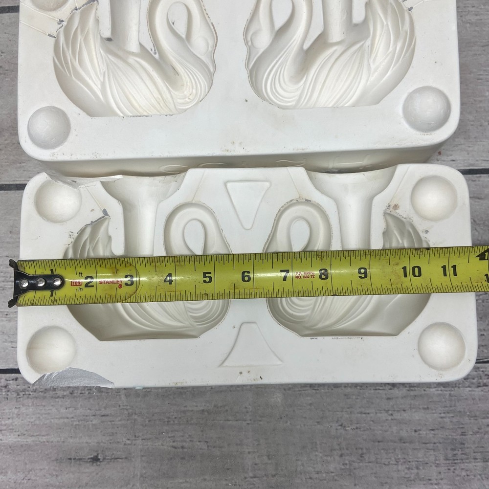Holland Mold Ceramic Casting Mold Two Swans Shape #H-2453