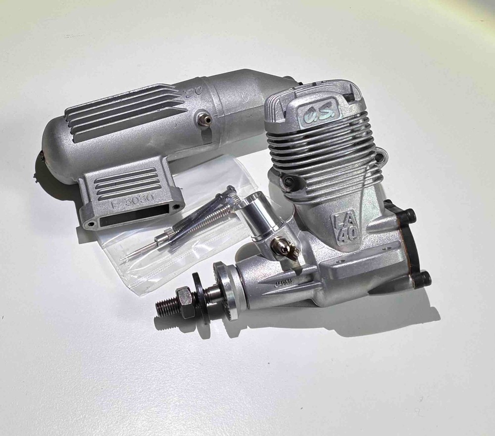 OS Max 40 LA 40LA CL Control Line Engine + Muffler - Front Mount NVA