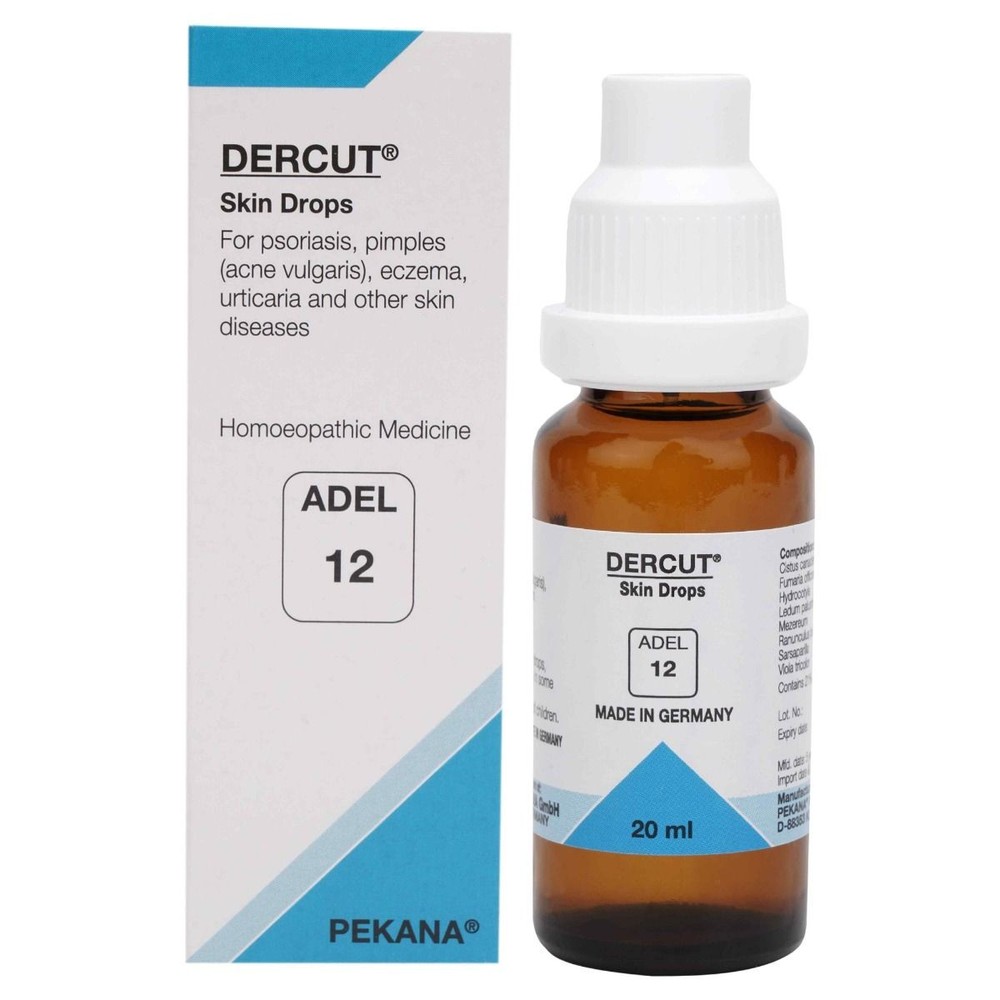 Adel 12 Dercut Homeopathic Drops 20ml
