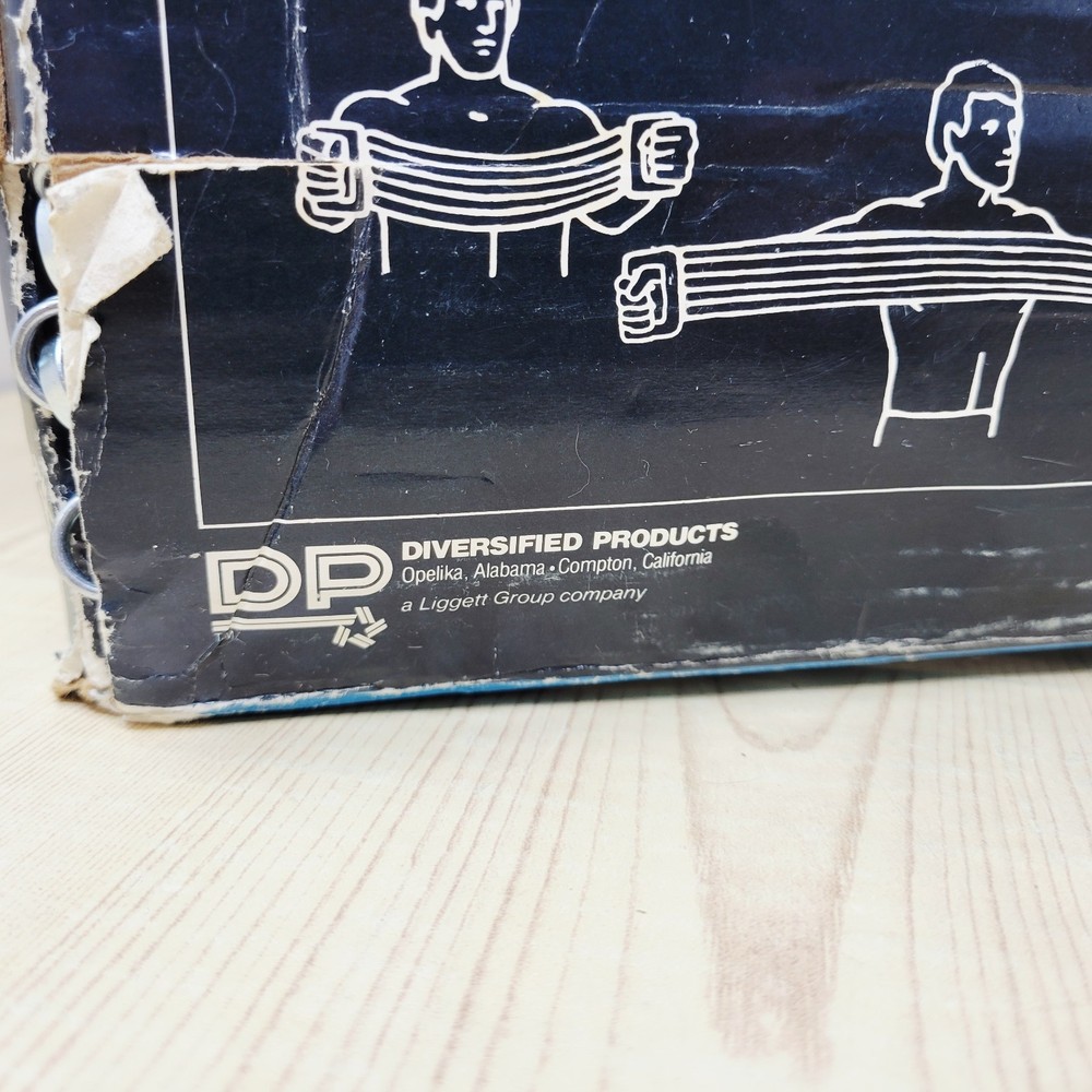 Vintage 1970s DP 5 Spring Chest Pull Expander Exerciser in Original Box