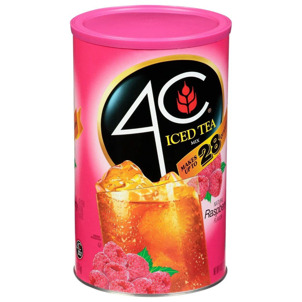 4C Raspberry Iced Tea Mix, 66.1 oz, 1 Ct....
