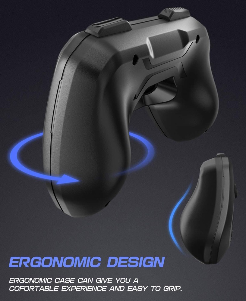 Mumba 2 Pack for Nintendo Switch Joy-Con Controllers Handle Grip Kit Holder ABS