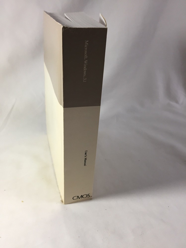 CMOS Microsoft Windows Version 3.1 User's Guide - Original Book 1992 -